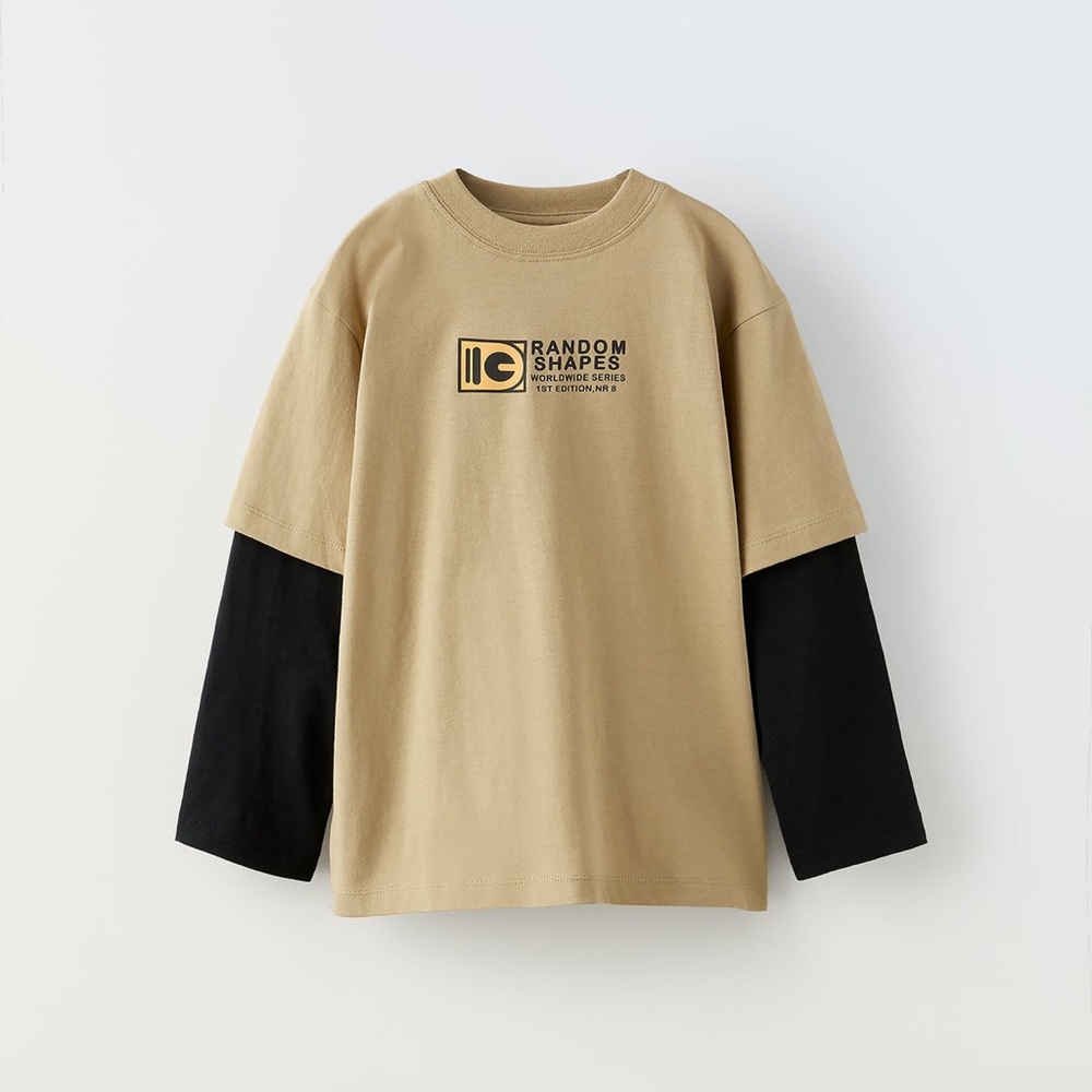 Zara Random Shapes long sleeve